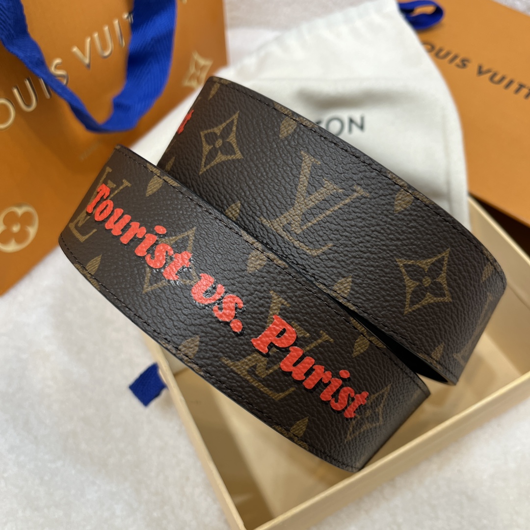 Louis Vuitton LV Men's Reversible Canvas Belt