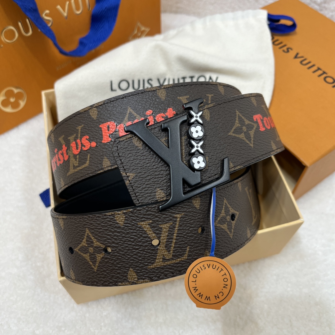 Louis Vuitton LV Men's Reversible Canvas Belt