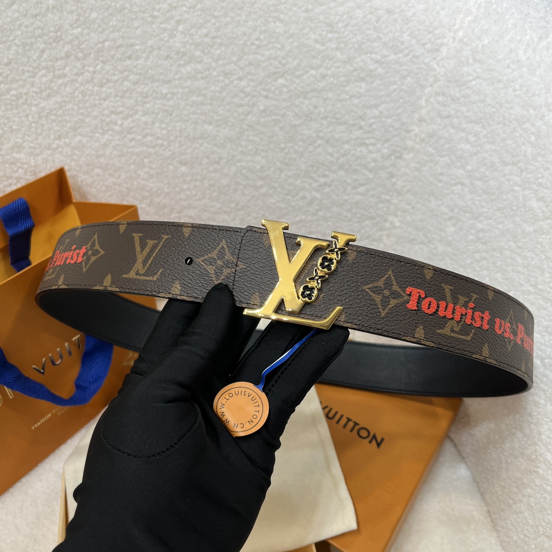 Louis Vuitton LV Men's Reversible Canvas Belt