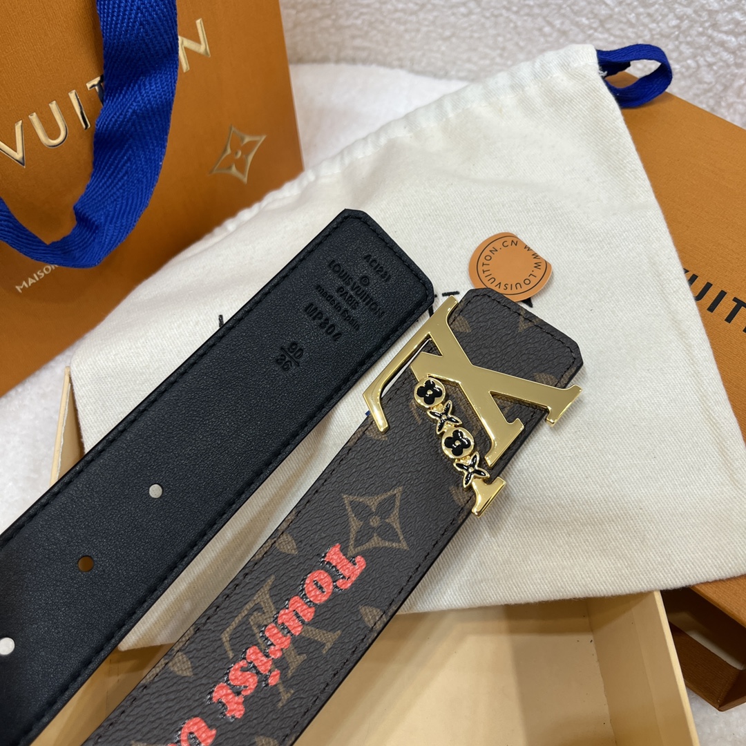 Louis Vuitton LV Men's Reversible Canvas Belt