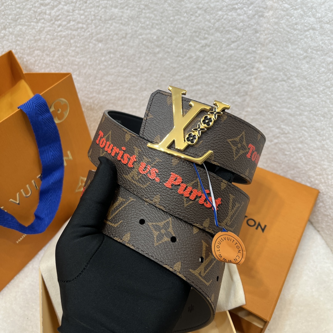 Louis Vuitton LV Men's Reversible Canvas Belt