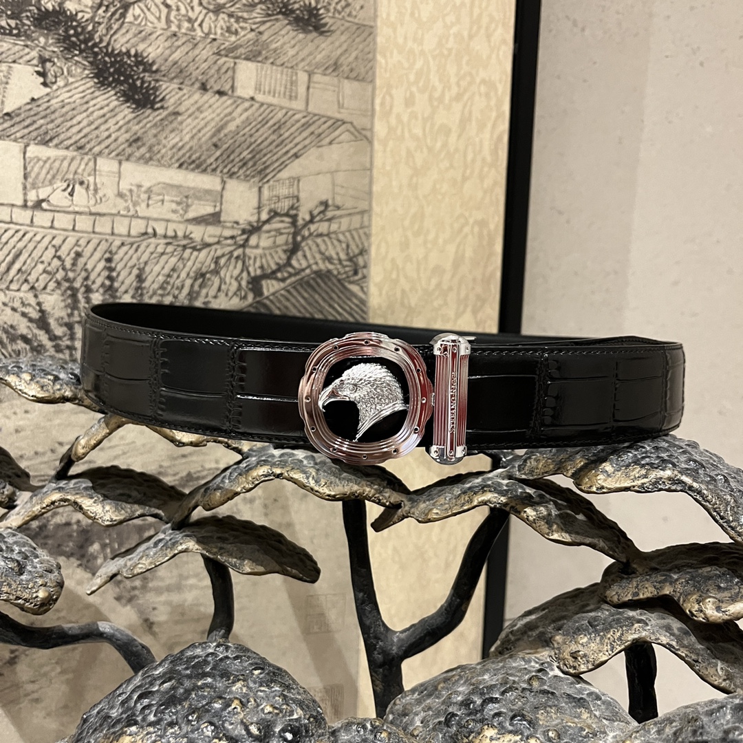 Stefano Ricci High-End Men's Reversible Belt