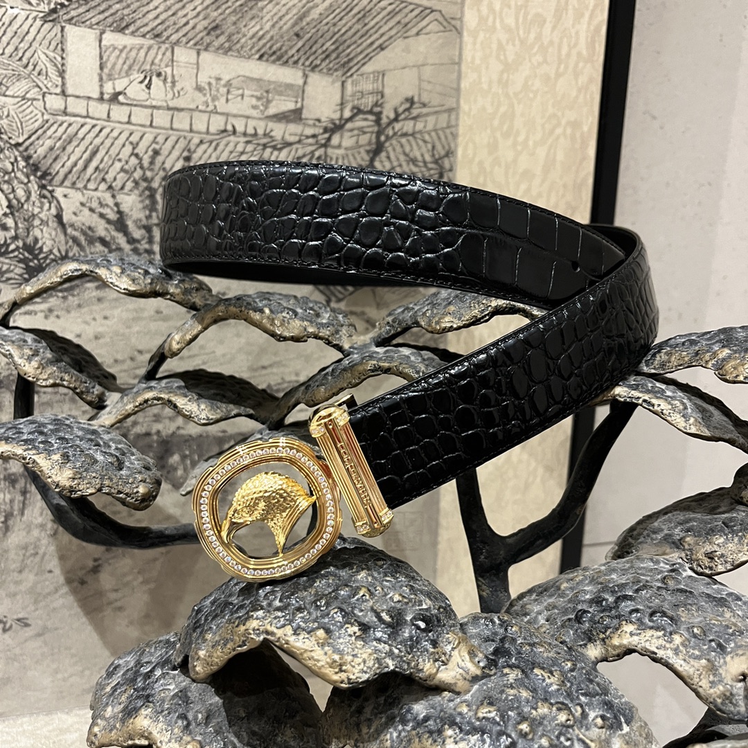 Stefano Ricci High-End Men's Reversible Belt