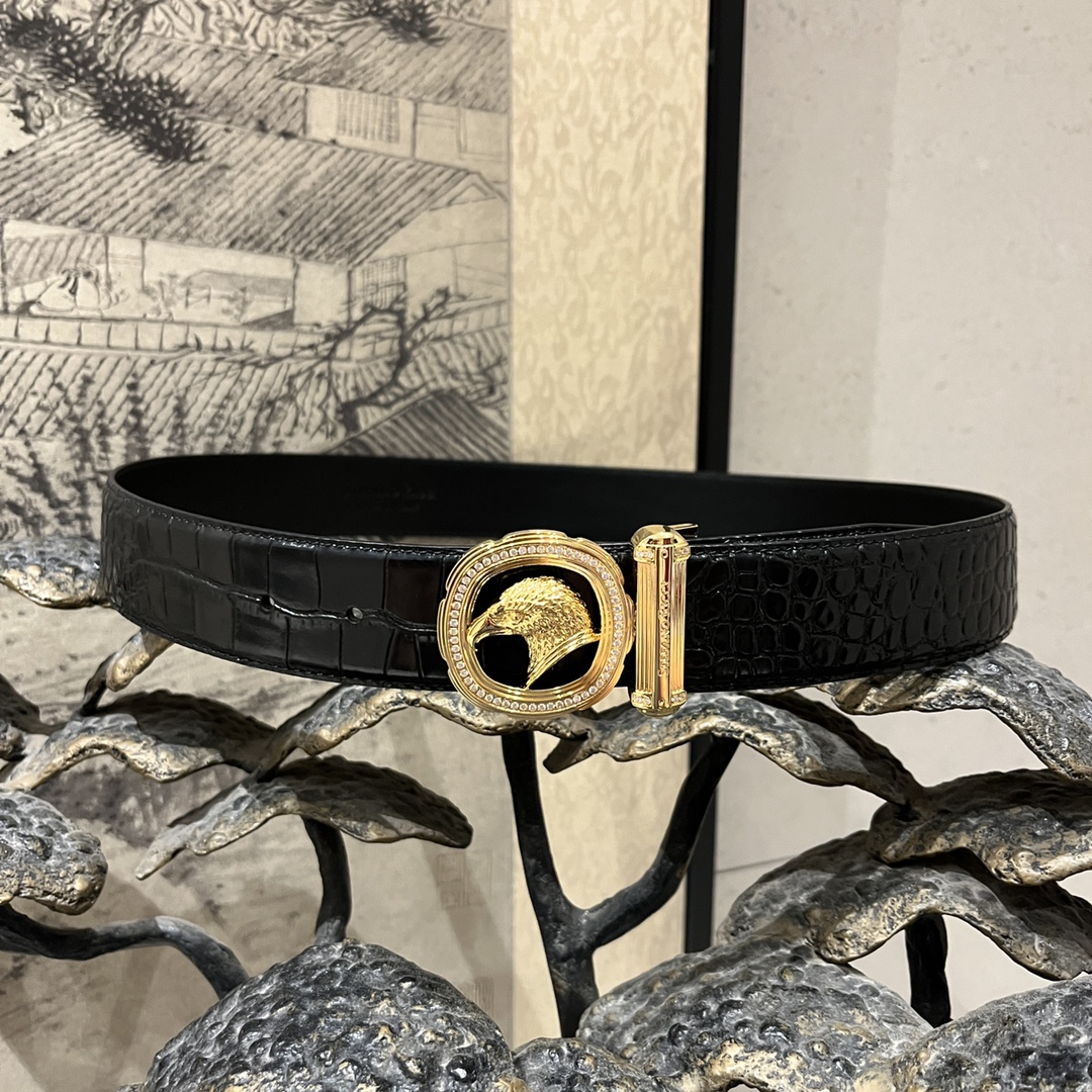 Stefano Ricci High-End Men's Reversible Belt