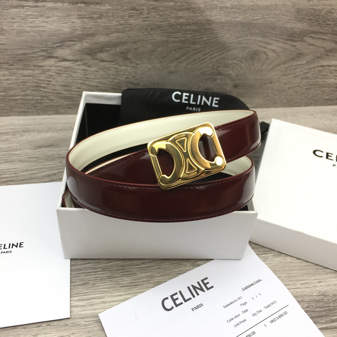 Celine New Triomphe Women's Belt