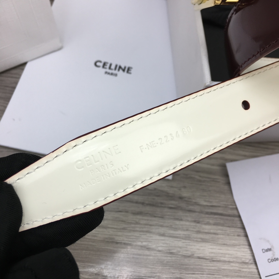 Celine New Triomphe Women's Belt