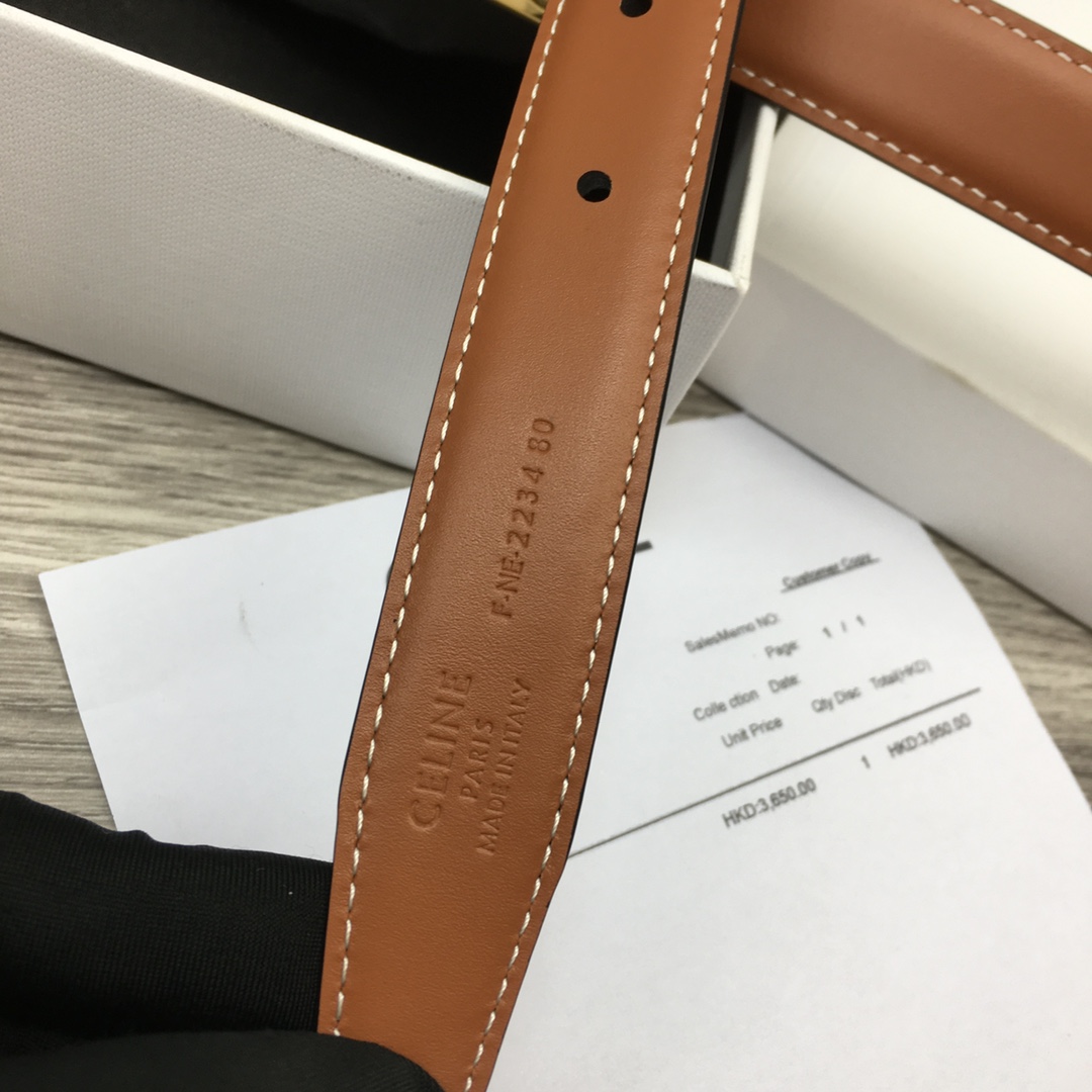 Celine New Triomphe Women's Belt