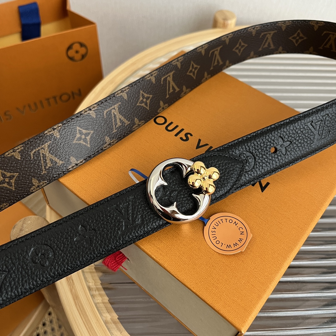 Louis Vuitton LV Women's 3cm Reversible Belt