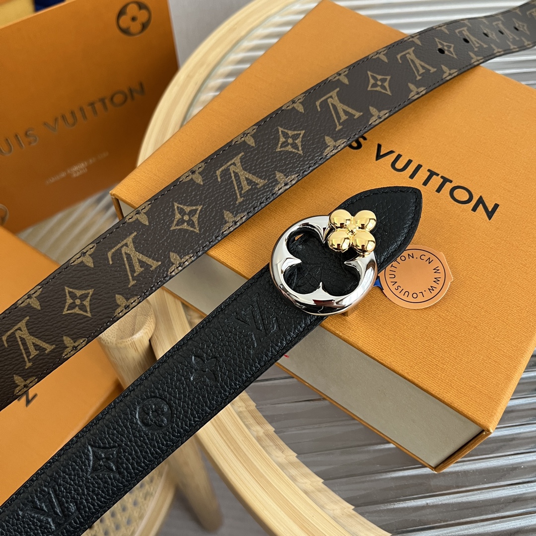 Louis Vuitton LV Women's 3cm Reversible Belt