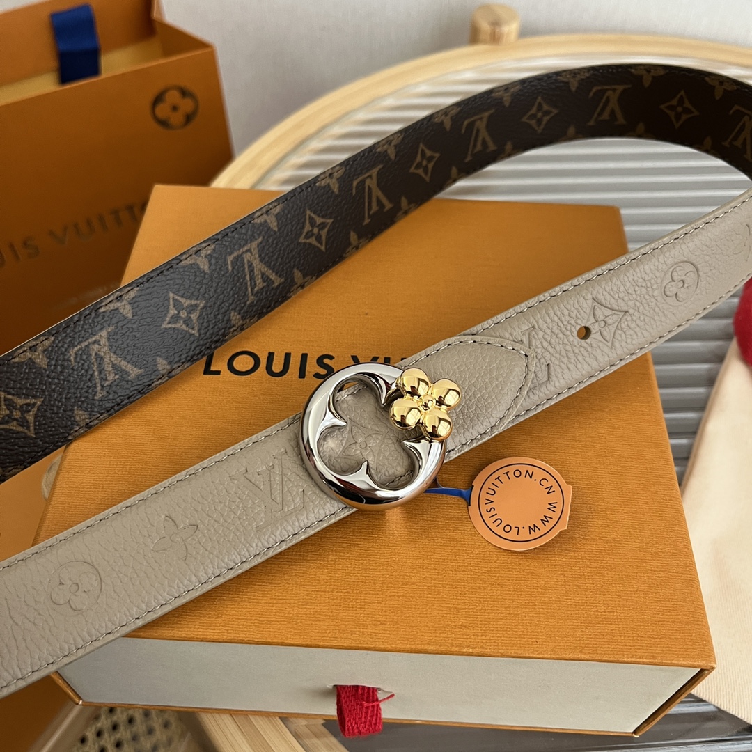 Louis Vuitton LV Women's 3cm Reversible Belt