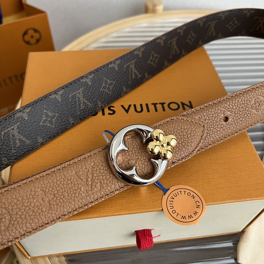 Louis Vuitton LV Women's 3cm Reversible Belt