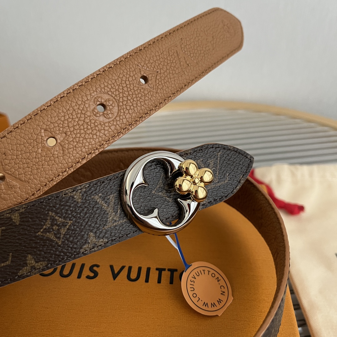 Louis Vuitton LV Women's 3cm Reversible Belt