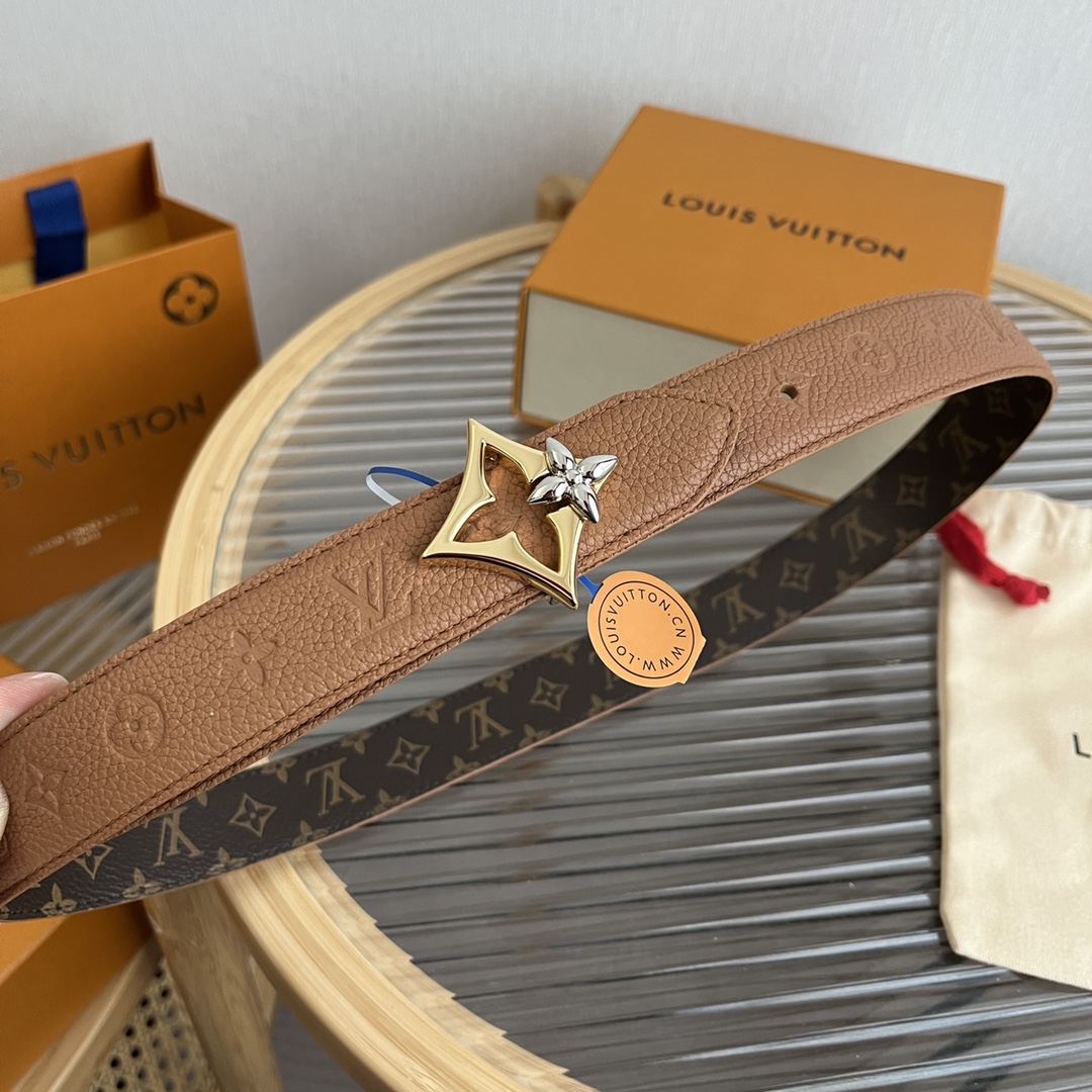 Louis Vuitton LV Women's 3cm Reversible Belt