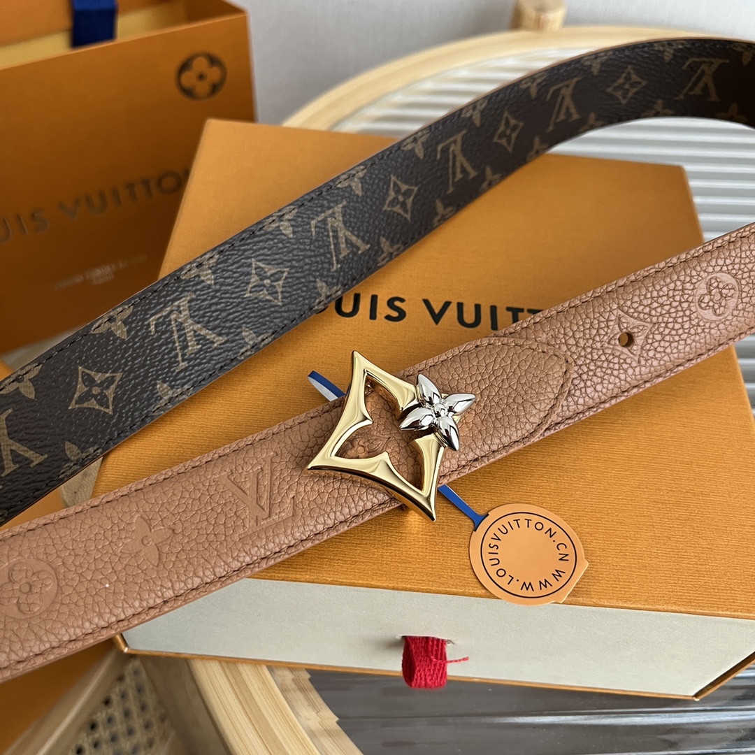 Louis Vuitton LV Women's 3cm Reversible Belt