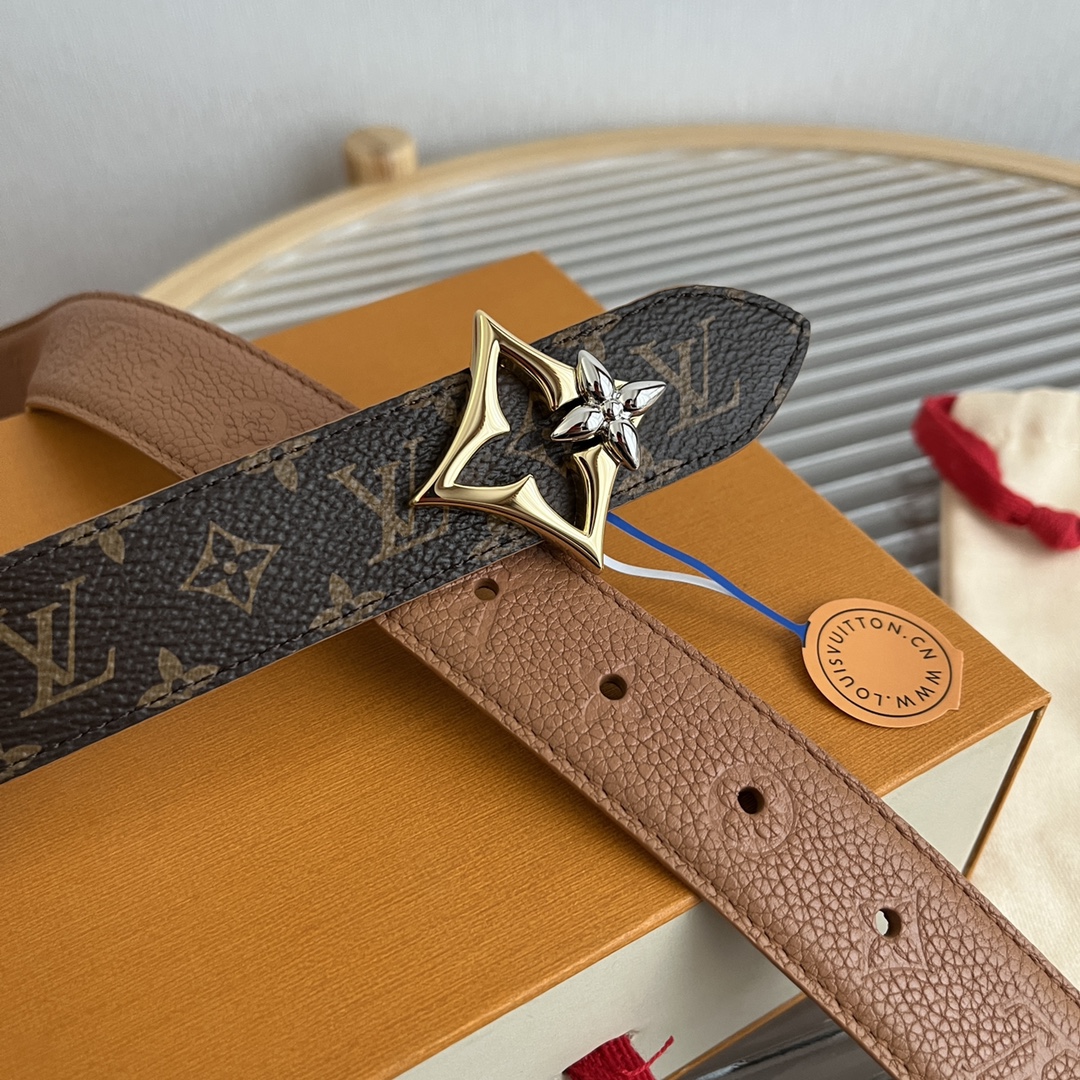 Louis Vuitton LV Women's 3cm Reversible Belt