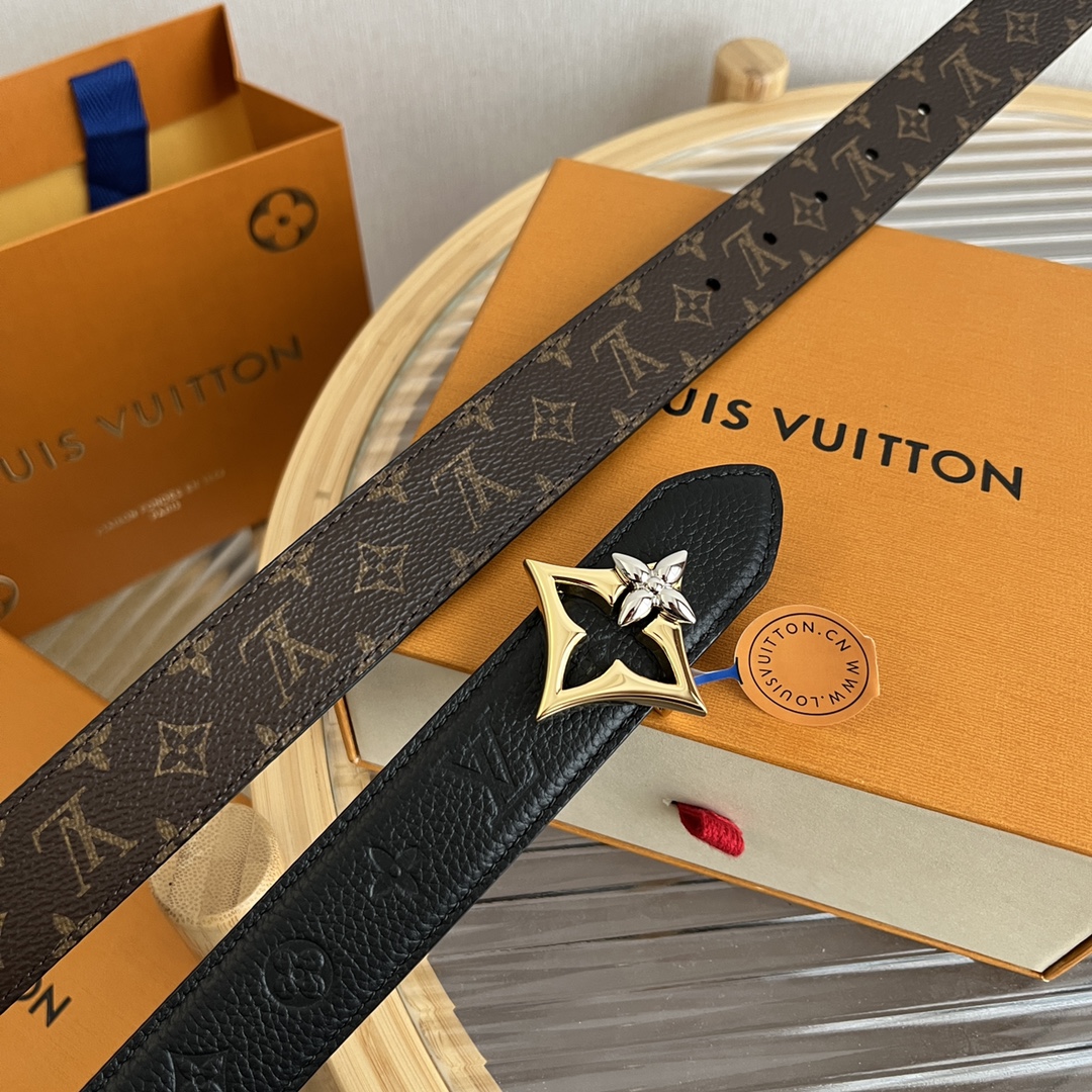 Louis Vuitton LV Women's 3cm Reversible Belt