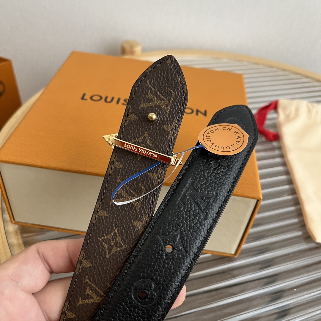 Louis Vuitton LV Women's 3cm Reversible Belt