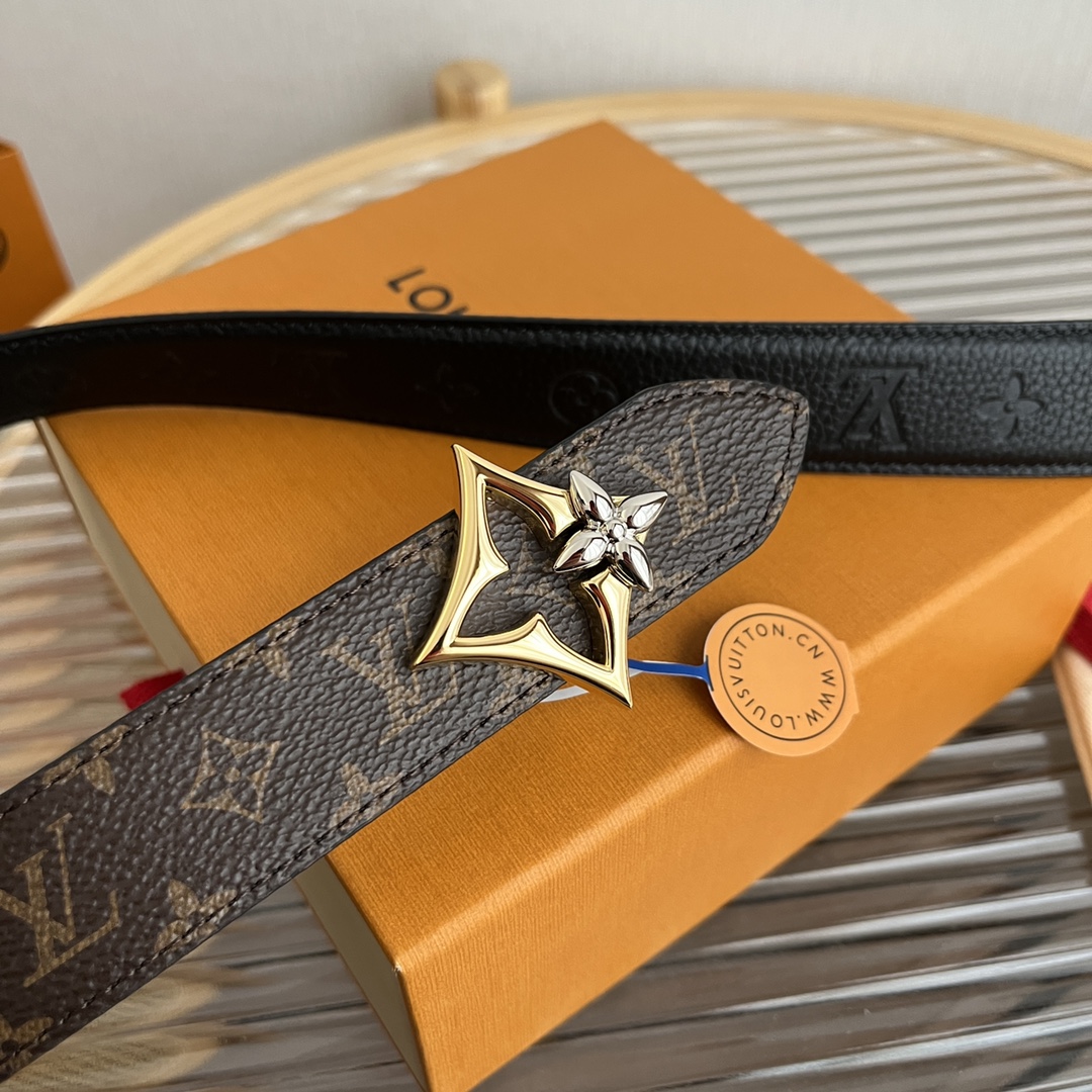 Louis Vuitton LV Women's 3cm Reversible Belt