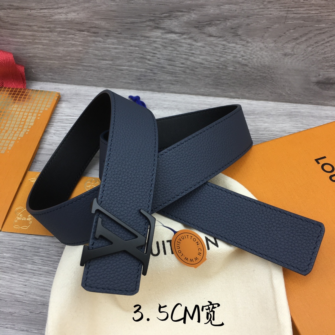 Louis Vuitton Men's Casual 3.5cm Reversible Belt