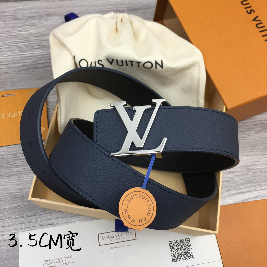 Louis Vuitton Men's Casual 3.5cm Reversible Belt