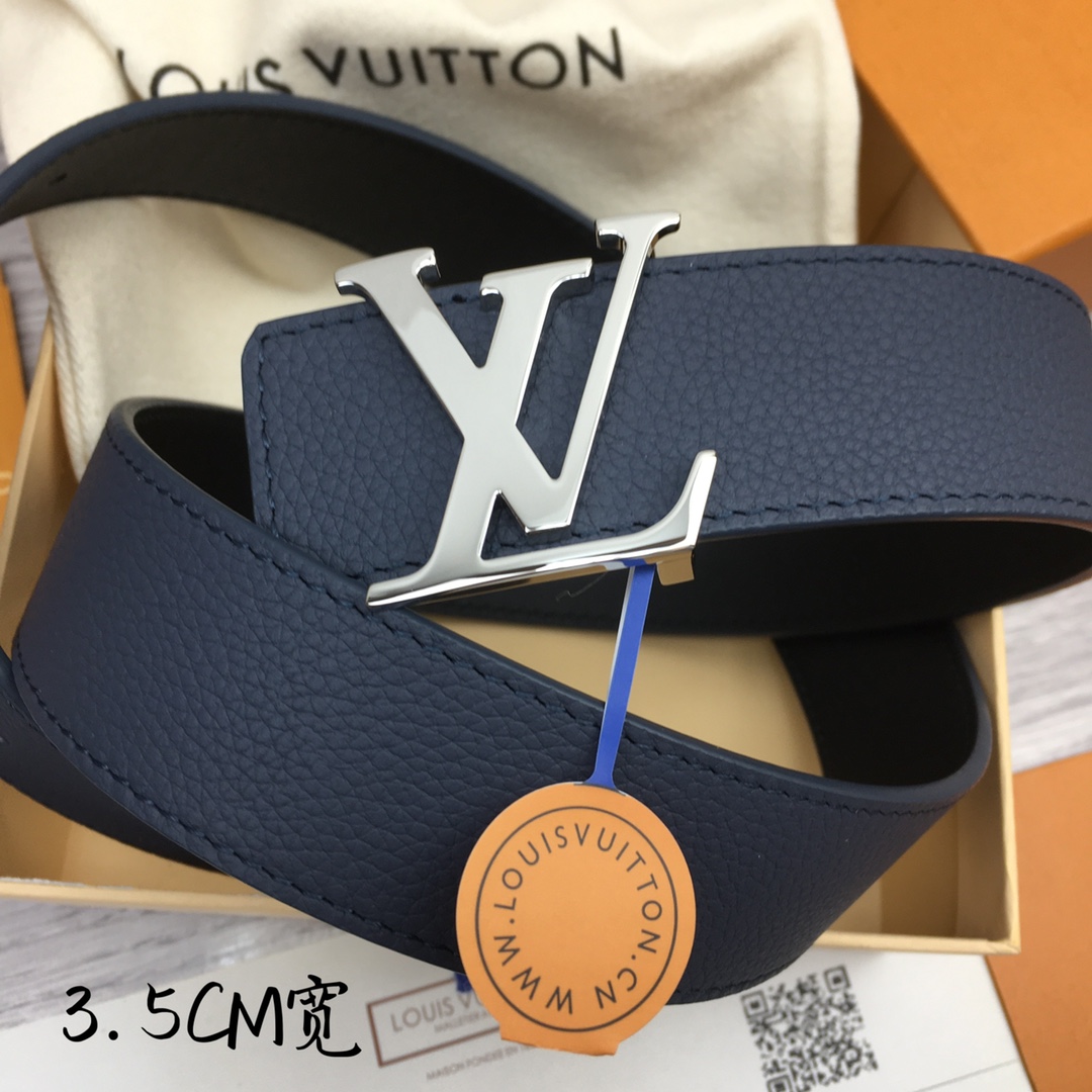 Louis Vuitton Men's Casual 3.5cm Reversible Belt