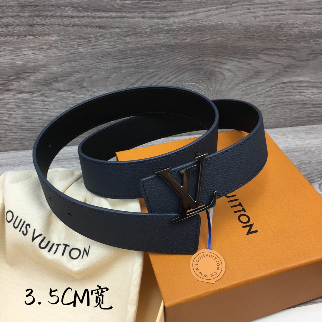 Louis Vuitton Men's Casual 3.5cm Reversible Belt