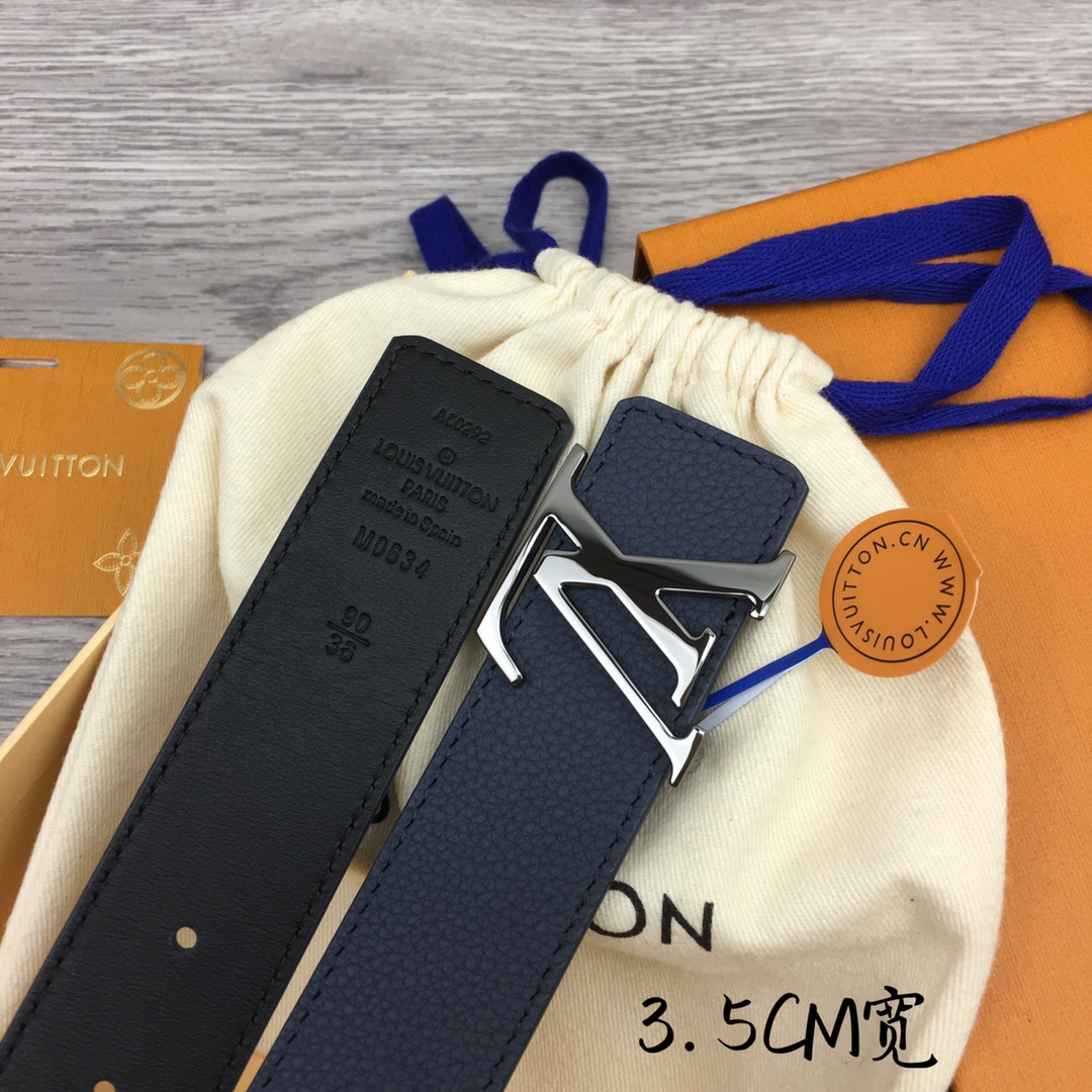 Louis Vuitton Men's Casual 3.5cm Reversible Belt