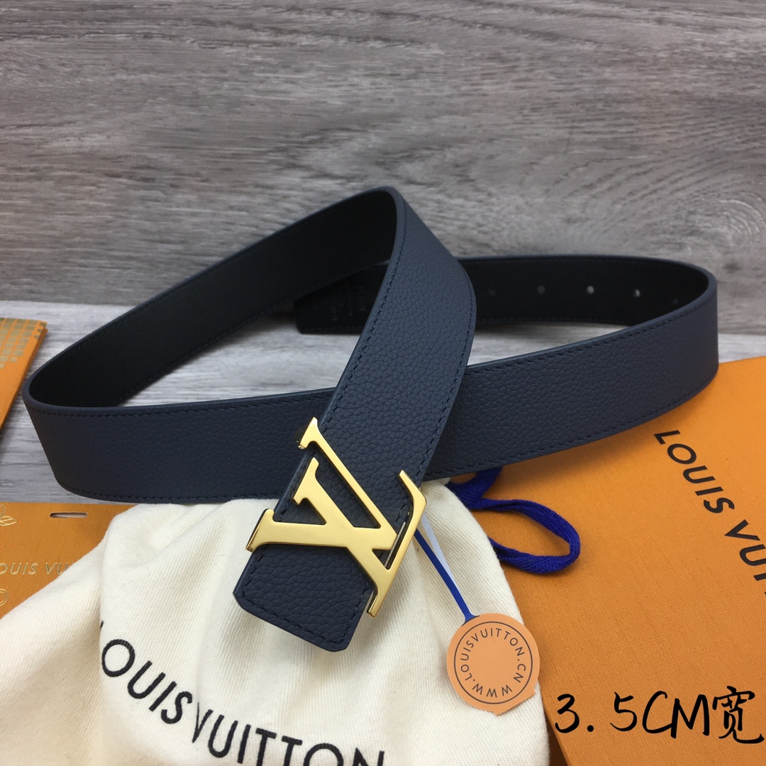 Louis Vuitton Men's Casual 3.5cm Reversible Belt