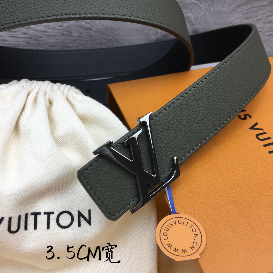 Louis Vuitton Men's Casual 3.5cm Reversible Belt