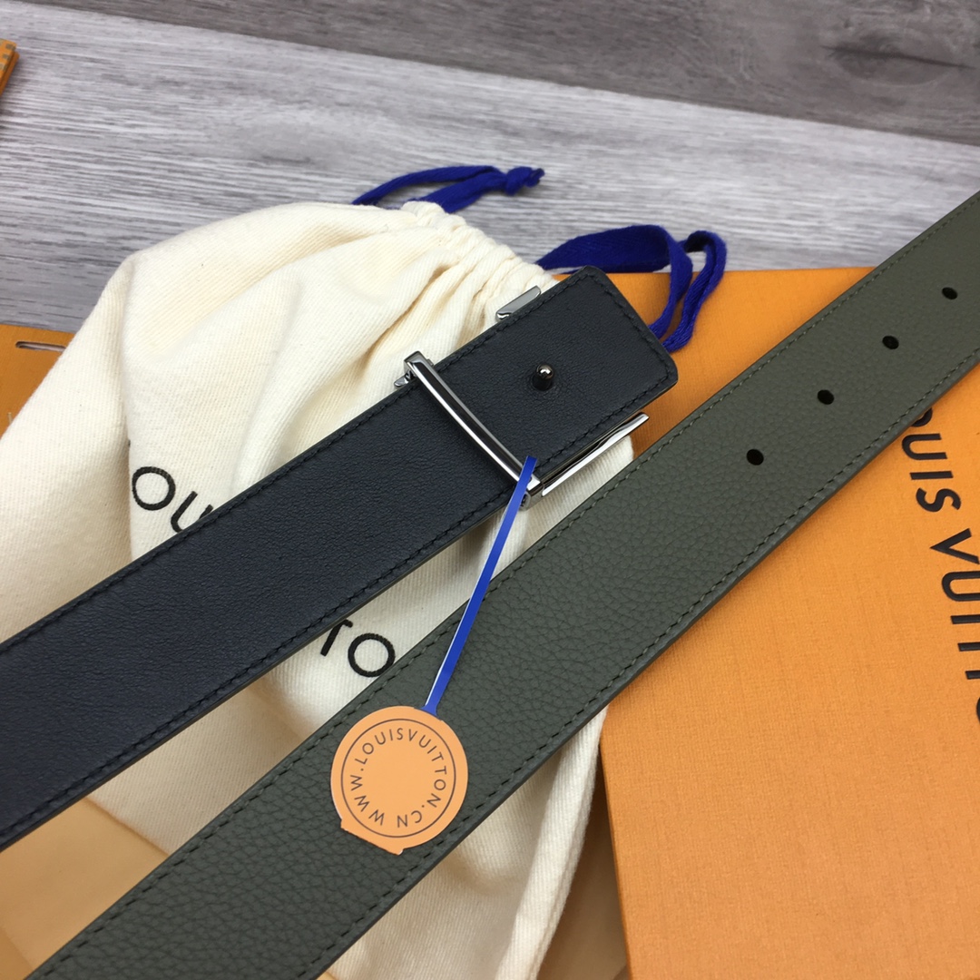 Louis Vuitton Men's Casual 3.5cm Reversible Belt