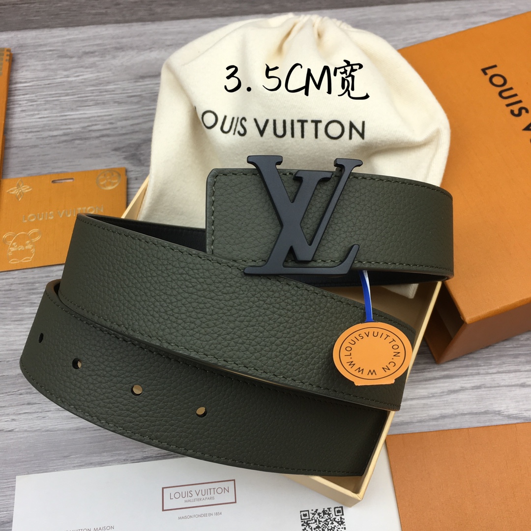 Louis Vuitton Men's Casual 3.5cm Reversible Belt