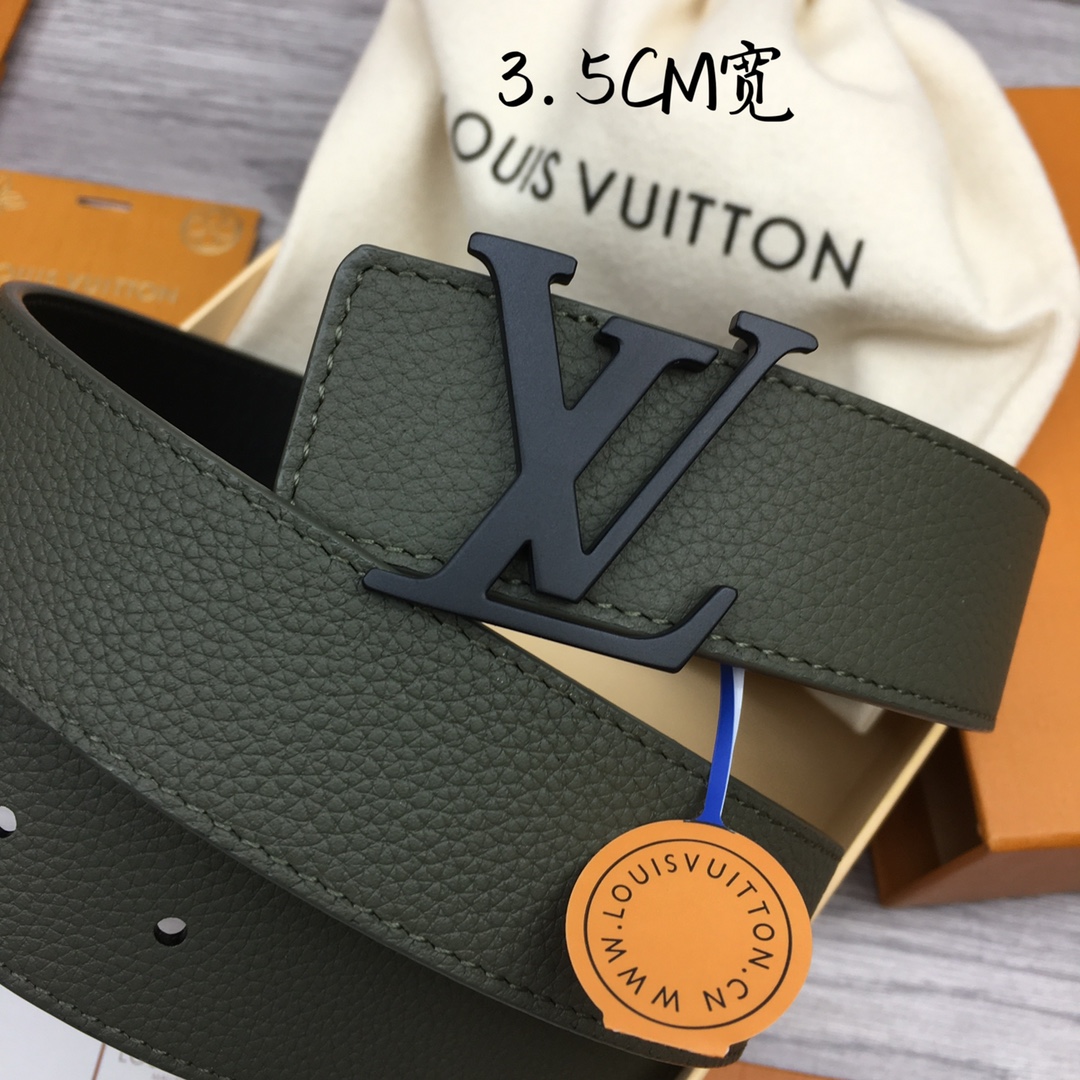 Louis Vuitton Men's Casual 3.5cm Reversible Belt