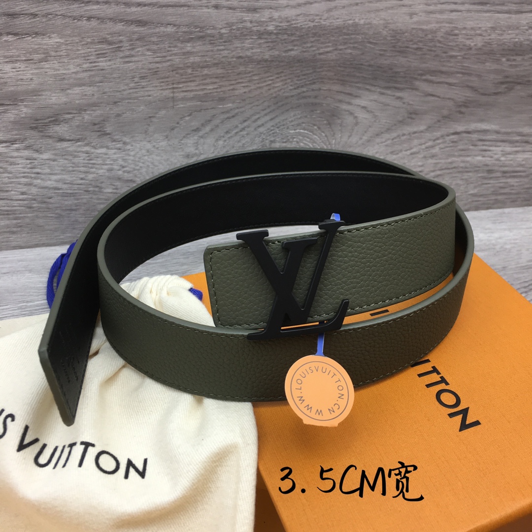 Louis Vuitton Men's Casual 3.5cm Reversible Belt