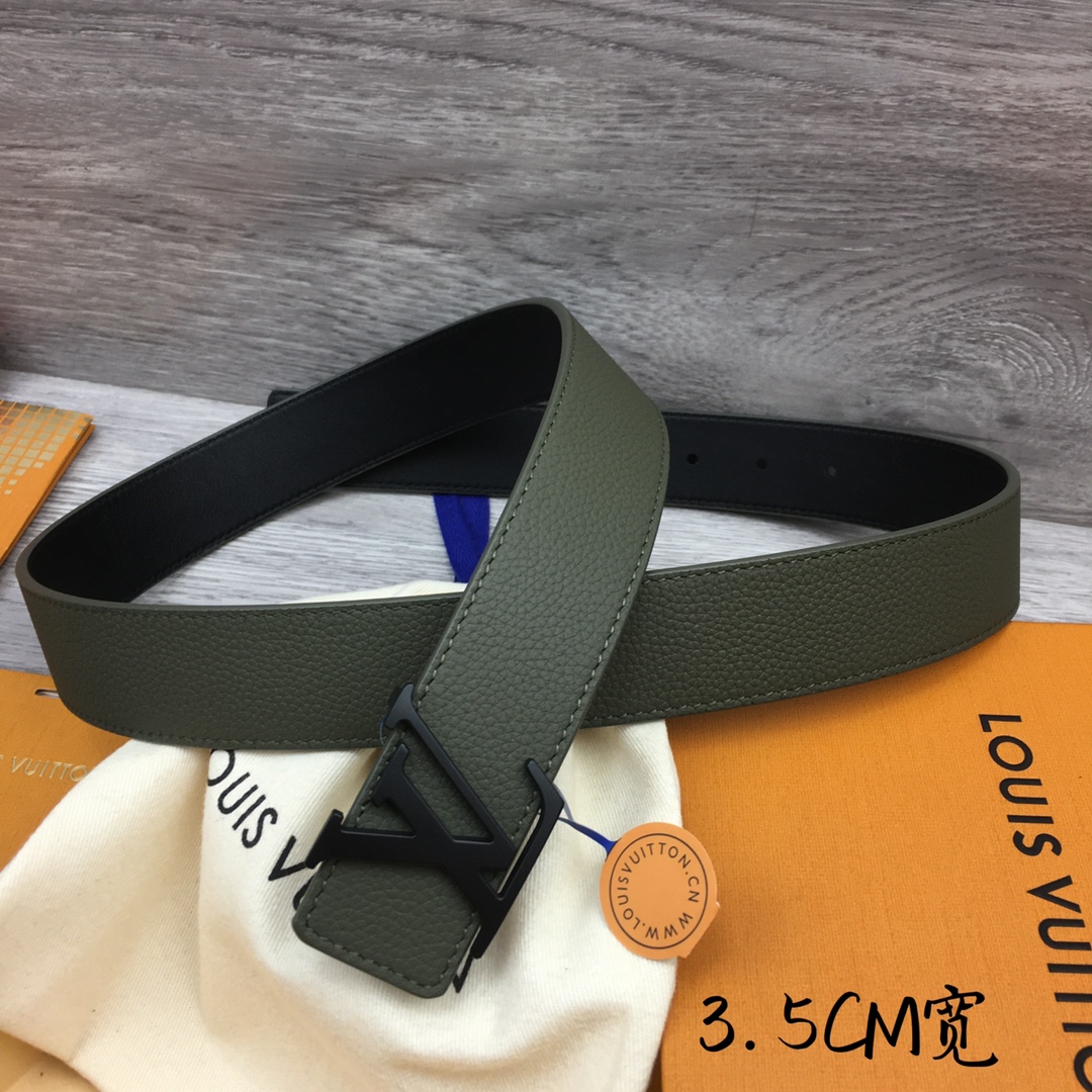 Louis Vuitton Men's Casual 3.5cm Reversible Belt