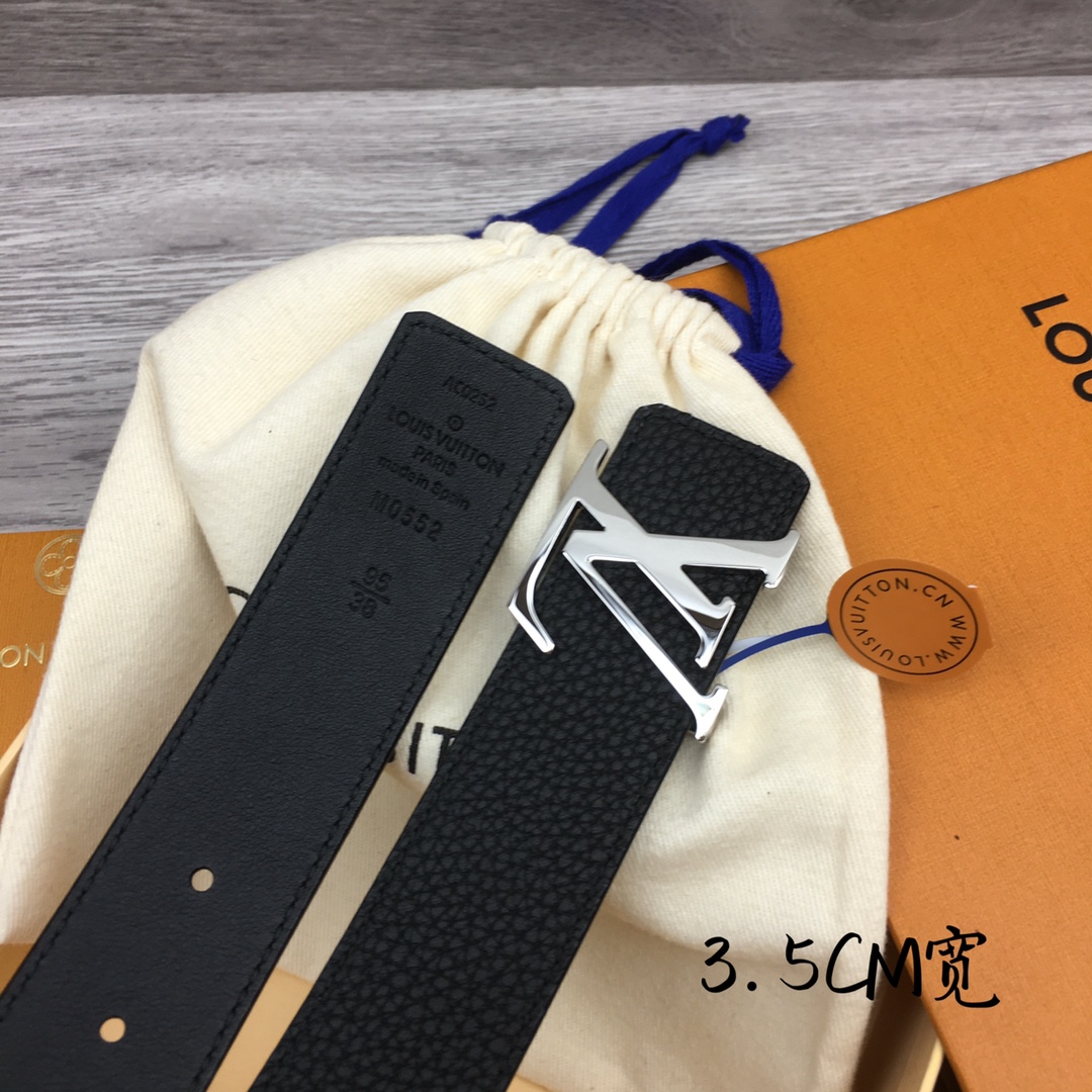 Louis Vuitton Men's Casual 3.5cm Reversible Belt