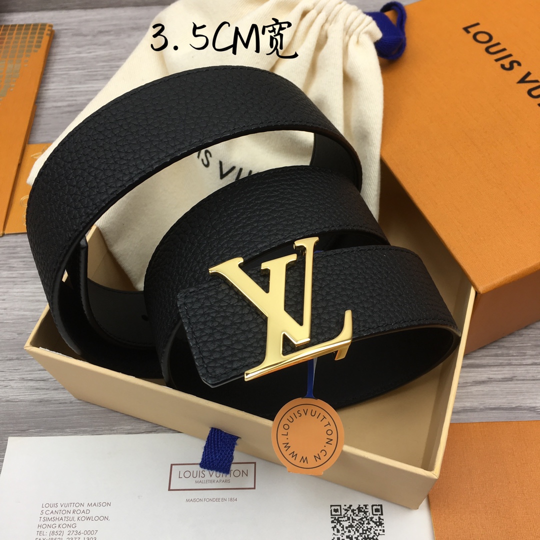 Louis Vuitton Men's Casual 3.5cm Reversible Belt