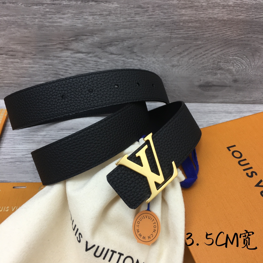 Louis Vuitton Men's Casual 3.5cm Reversible Belt