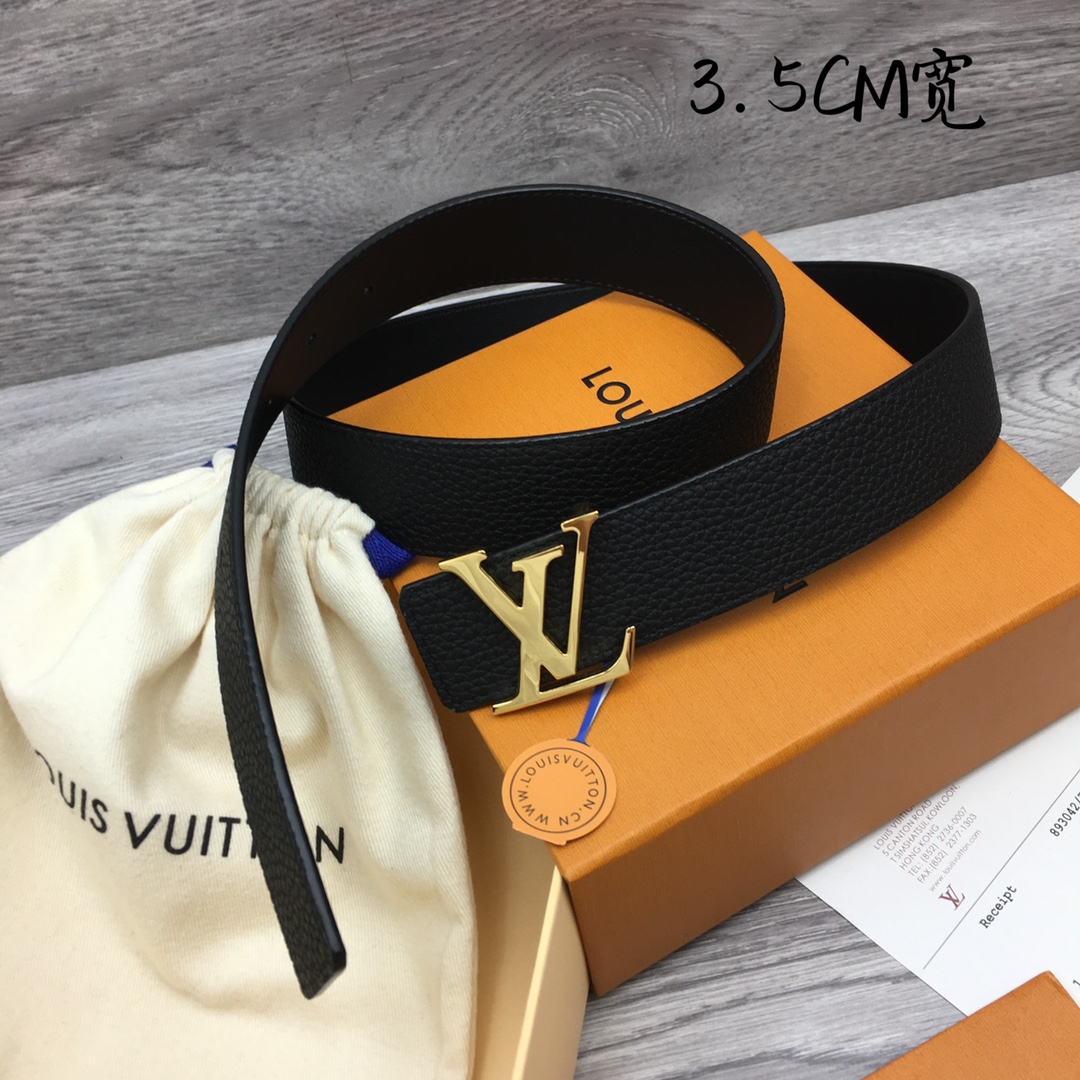 Louis Vuitton Men's Casual 3.5cm Reversible Belt