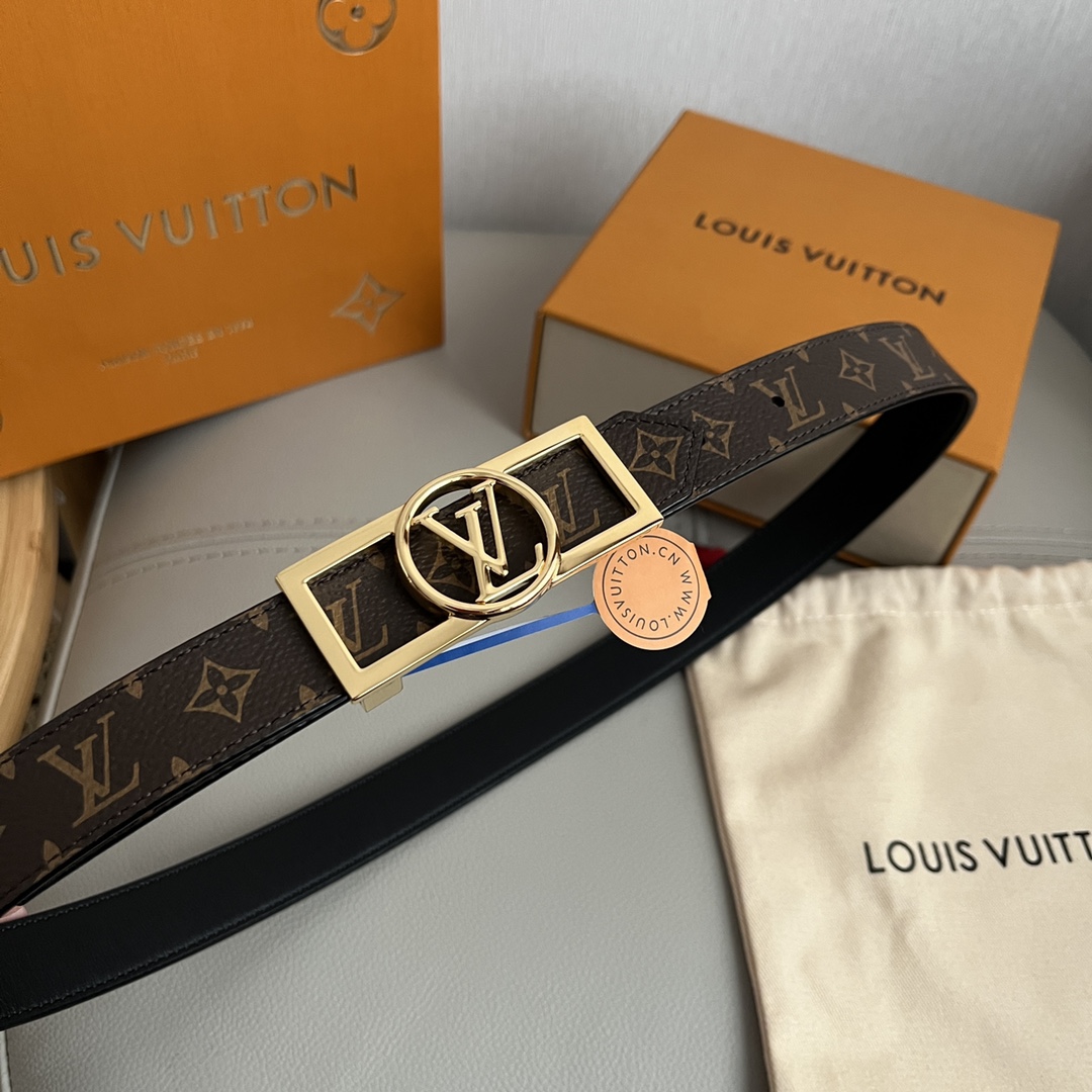 Louis Vuitton LV Women's Reversible Belt