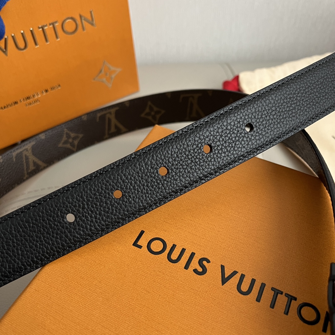 Louis Vuitton LV Women's New Floral Metal Buckle Belt