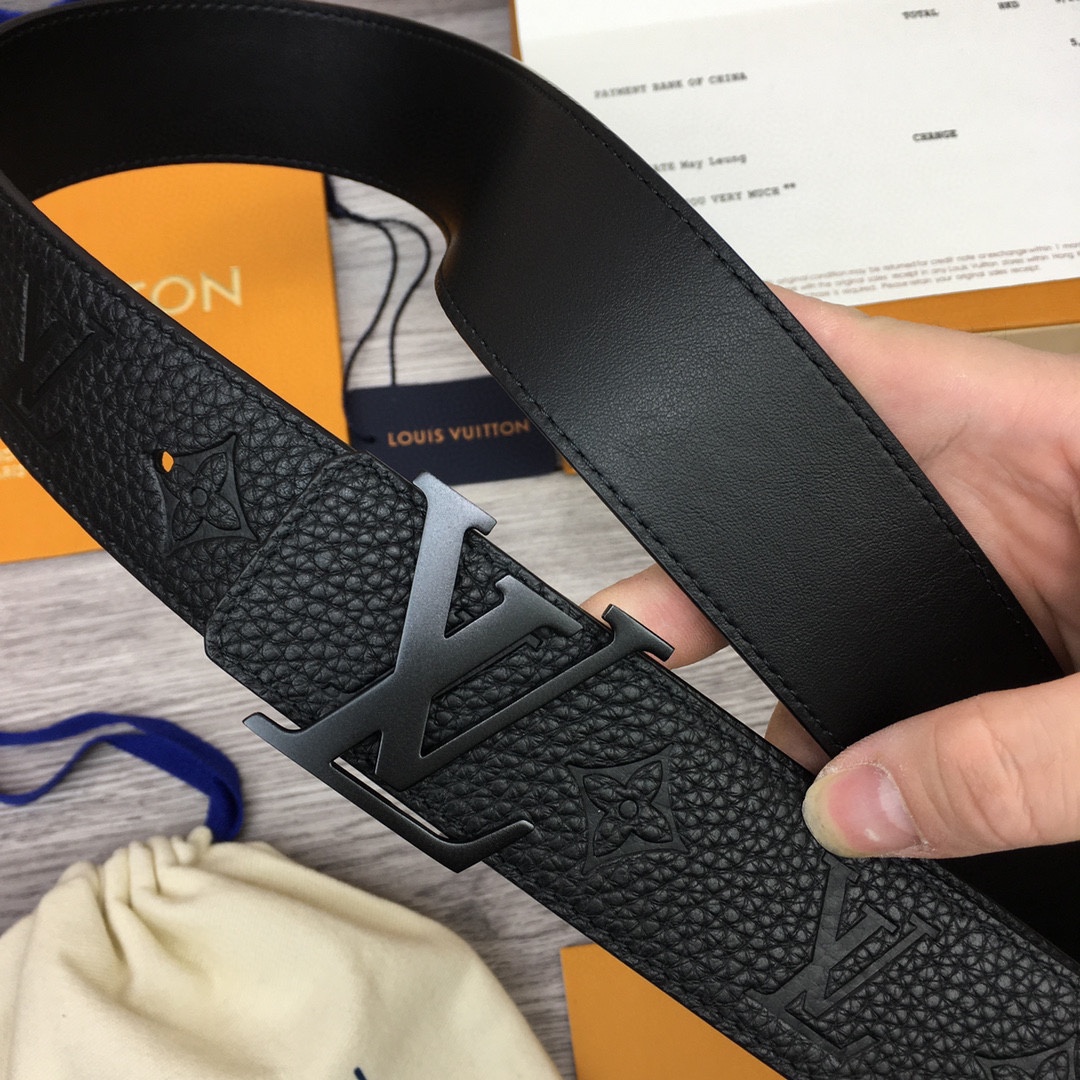 Louis Vuitton LV Reversible 4cm Logo Belt