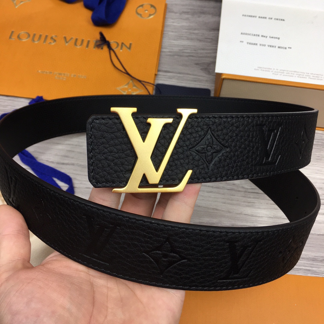 Louis Vuitton LV Reversible 4cm Logo Belt