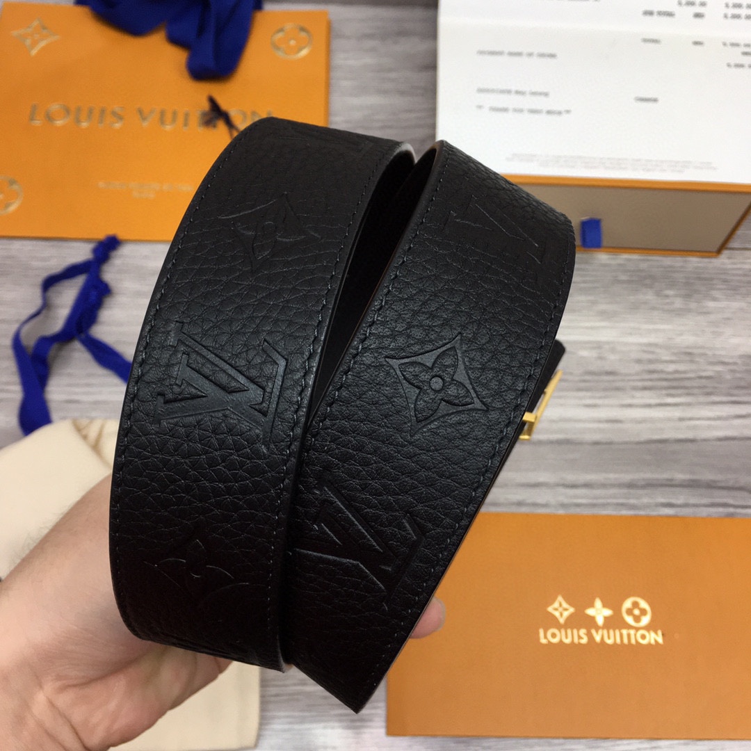 Louis Vuitton LV Reversible 4cm Logo Belt