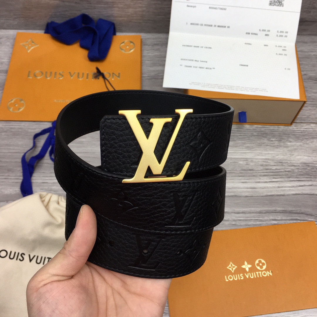 Louis Vuitton LV Reversible 4cm Logo Belt