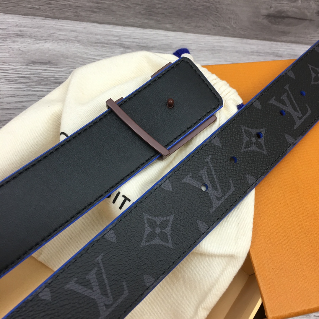 Louis Vuitton LV Men's Reversible 4cm Canvas Belt