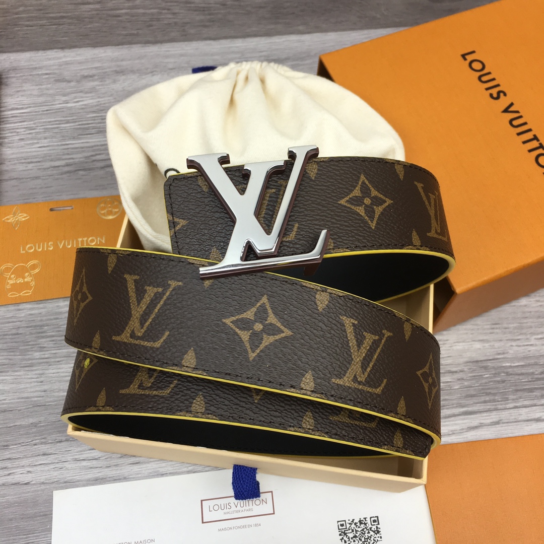 Louis Vuitton LV Men's Reversible 4cm Canvas Belt