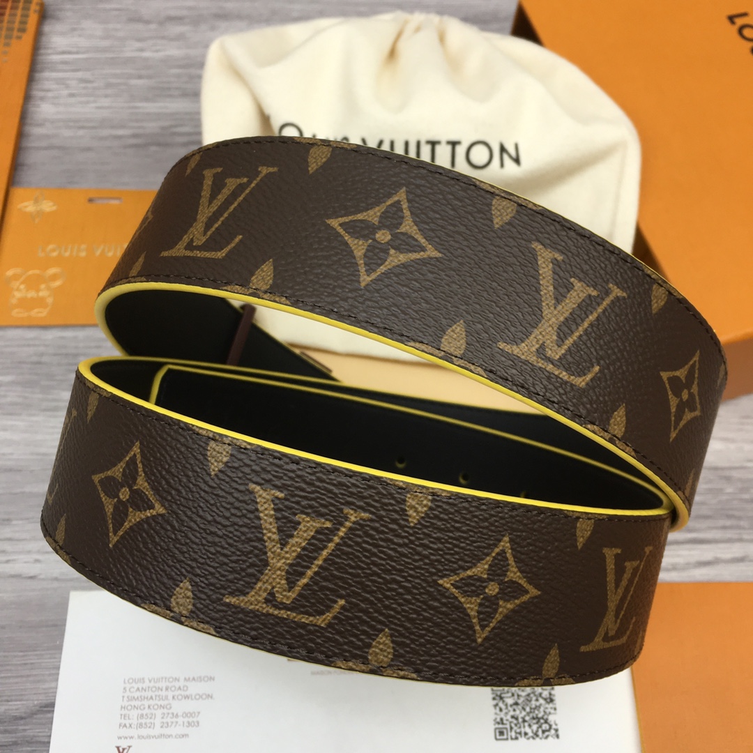 Louis Vuitton LV Men's Reversible 4cm Canvas Belt