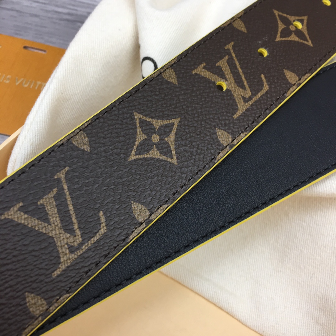 Louis Vuitton LV Men's Reversible 4cm Canvas Belt