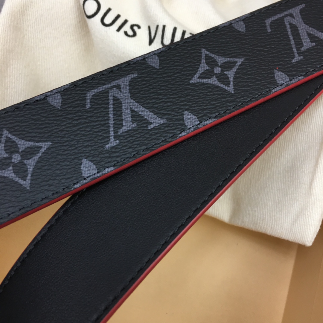 Louis Vuitton LV Men's Reversible 4cm Canvas Belt