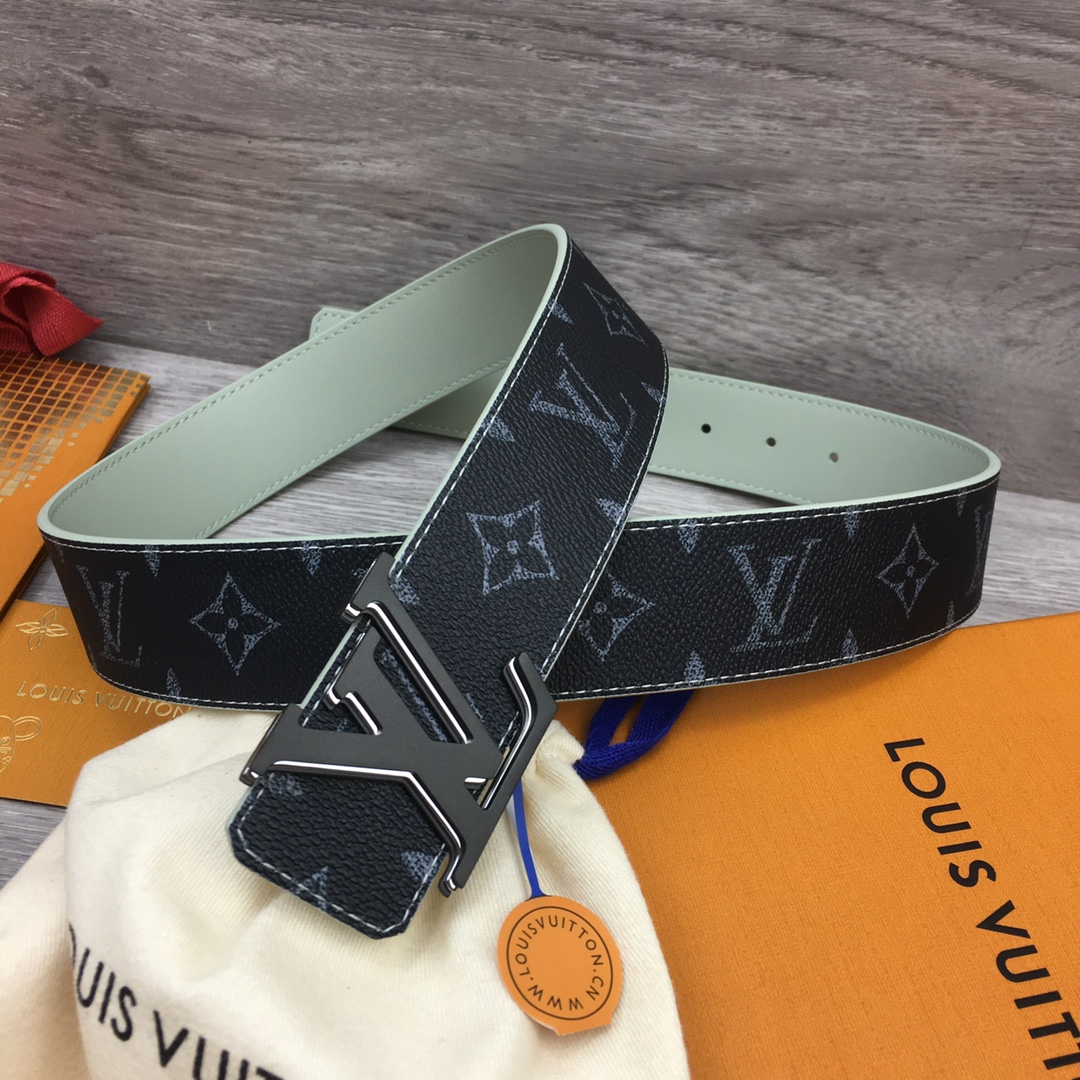 Louis Vuitton LV Custom Gradient Letter 4cm Reversible Belt